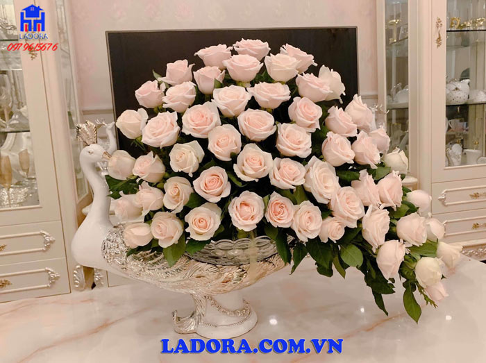 decor trang trí nhà đẹp đĩa chim công trang trí