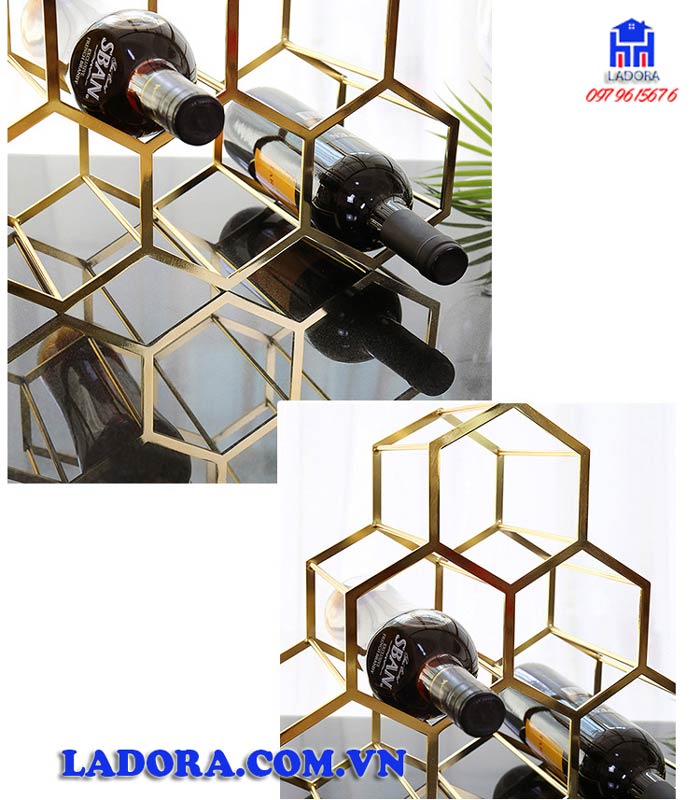 kệ để rượu vang được làm từ hợp kim cao cấp
