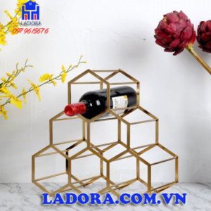 kệ để rượu vang độc đáo tại ladora shop