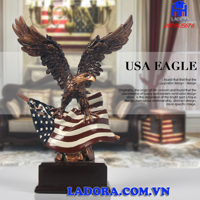 đại bàng với là cờ mỹ biểu trưng cho tự do