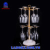 giá treo ly rượu vang 2 tầng tại ladora shop