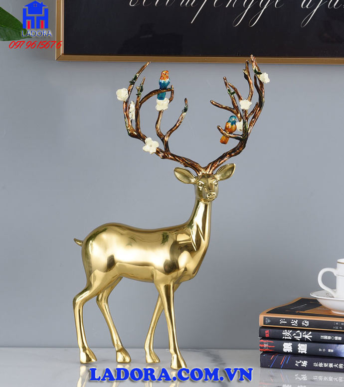 đồ trang trí nội thất cao cấp tượng hươu