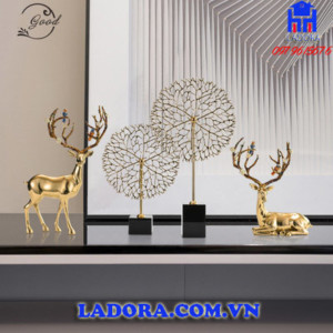 đồ trang trí tượng hươu cao cấp