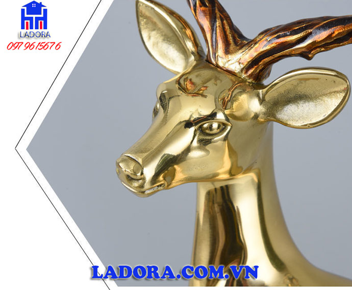 tượng hươu cao cấp trang trí nội thất tại ladora