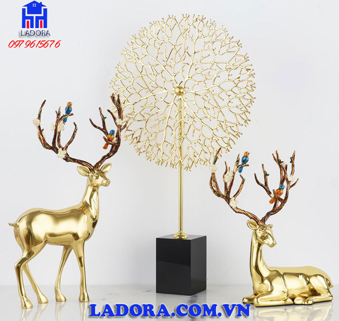 đồ trang trí nội thất cao cấp tượng hươu