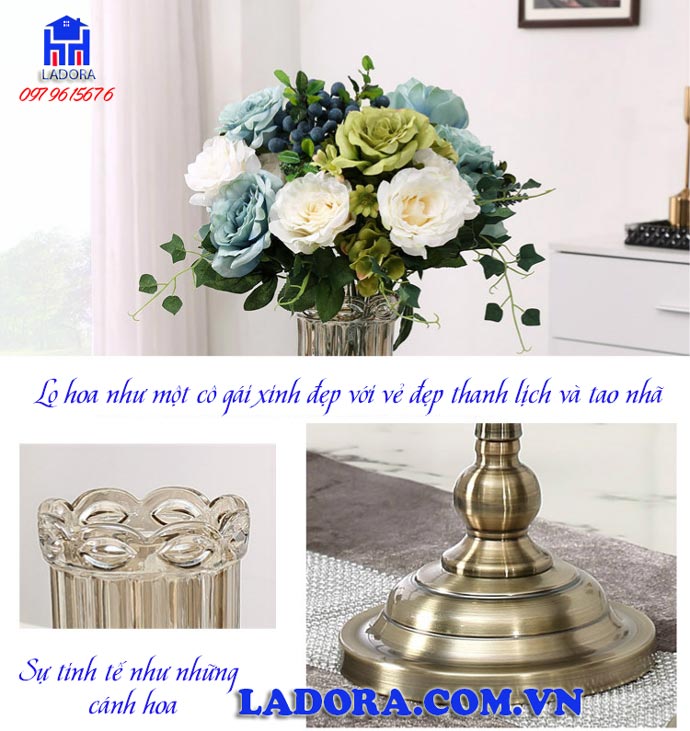 lọ hoa phong cách đơn giản nhưng mang tính thẩm mỹ cao