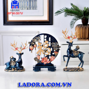 tượng hươu trang trí ý nghĩa tại ladora shop