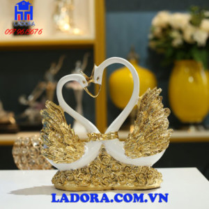 tượng đôi chim thiên nga đẹp và sang trọng