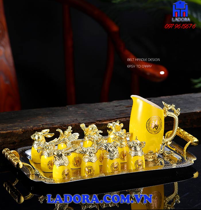 bộ ly 12 con giáp độc đáo và thú vị