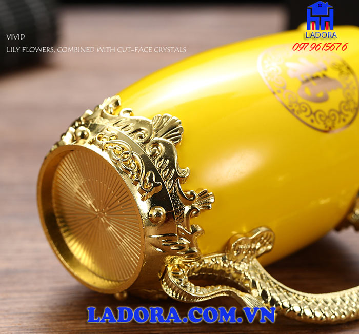 màu sắc bộ ly rượu 12 con giáp tại ladora