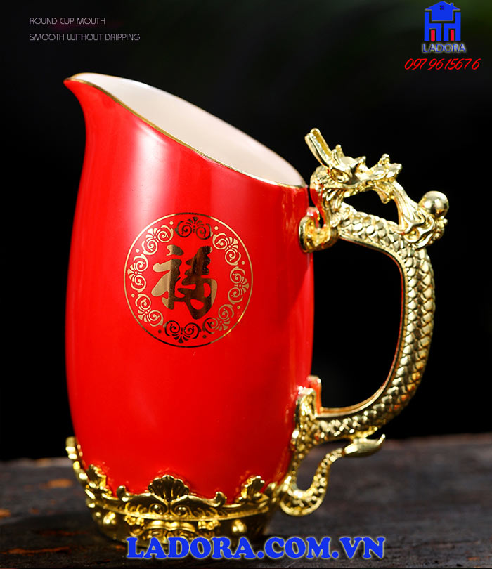 bình chắt rượu trong bộ ly 12 con giáp