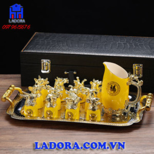 bộ ly uống rượu 12 con giáp sang trọng tại ladora