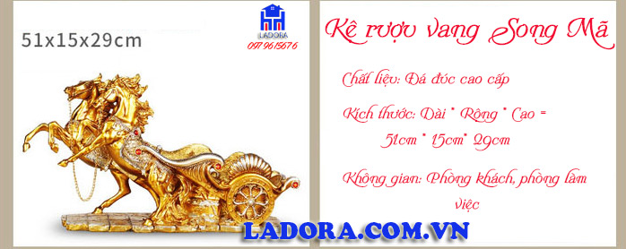 kích thước chất liệu giá để rượu vang song mã tại ladora 