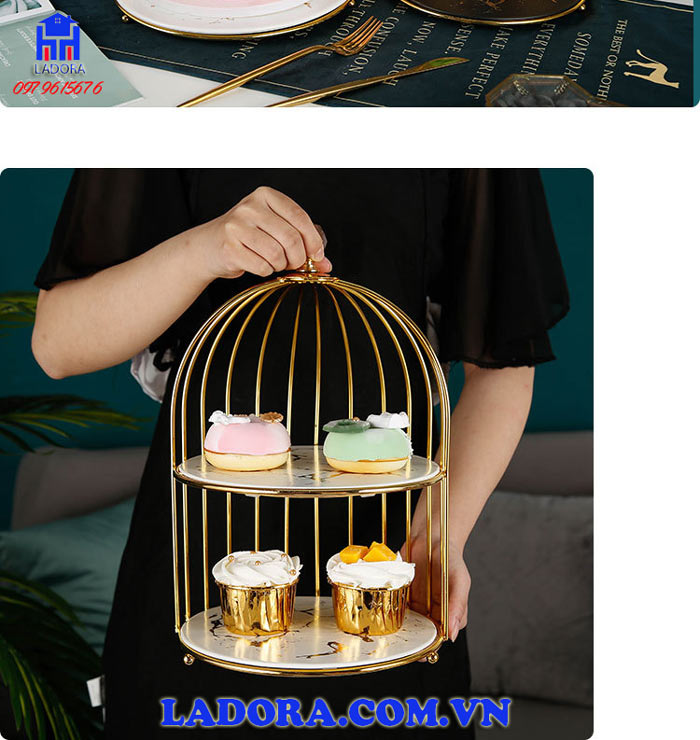 lồng chim trang trí tại ladora shop