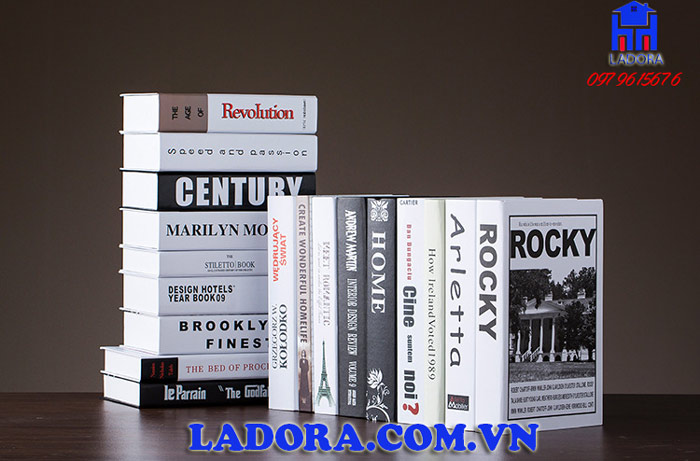 vỏ sách đẹp trang trí đem lại không gian đầy tinh tế, quý phái và thanh lịch