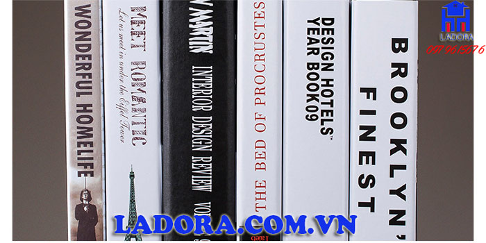 vỏ sách decor được mô phỏng như sách thật