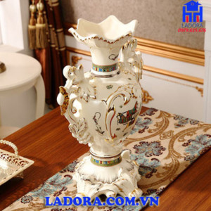 bình gốm trang trí nội thất tại ladora