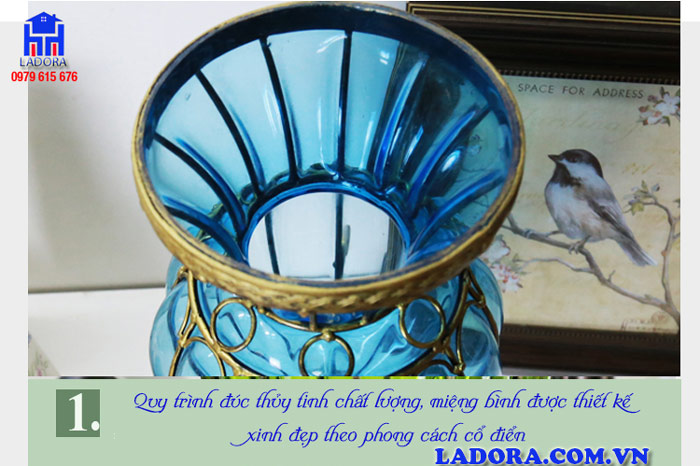 thông tin chi tiết về bình cắm hoa thủy tinh tại ladora