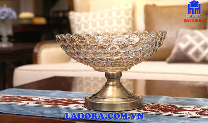khay đựng hoa quả phong cách tân cổ điển sang trọng