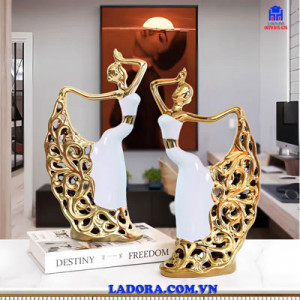 tượng trang trí cô gái múa đẹp và thanh lịch