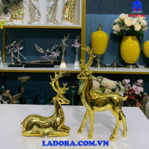 tượng hươu trang trí tại ladora shop