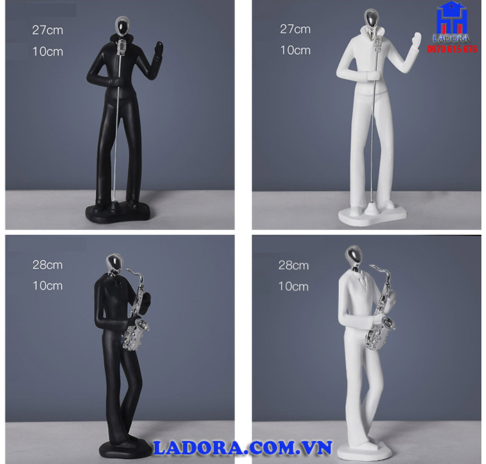 tượng decor trang trí phòng khách phòng làm việc độc đáo