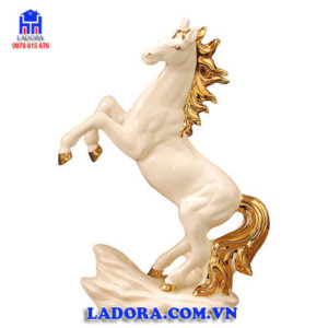 tượng ngựa gốm sứ đẹp và cao cấp tại ladora shop