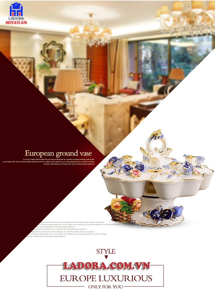 khay đựng mứt đem lại cho không gian sự sang trọng và đẳng cấp