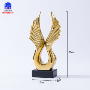 tượng decor trang trí cánh chim đại bàng