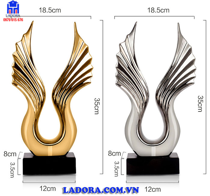 kích thước tượng chim đại bàng tại ladora