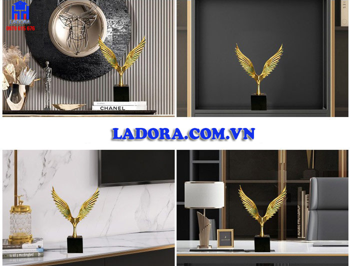 tượng chim đại bàng trang trí phòng khách, bàn làm việc