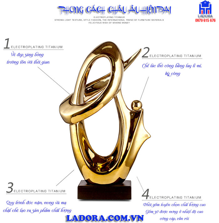 chất liệu của tượng trang trí nghệ thuật tại ladora