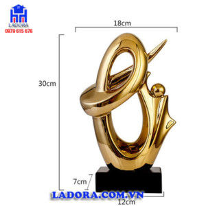 tượng trang trí phòng khách phòng làm việc