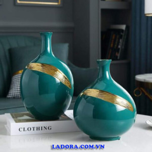 bình gốm trang trí đẹp và trang nhã tại ladora