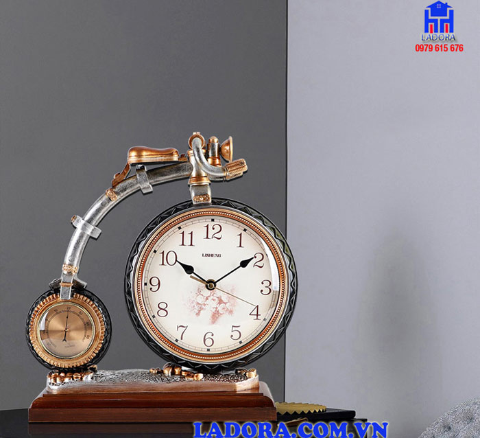 decor trang trí đồng hồ xe đạp đẹp và độc đáo tại Ladora Shop