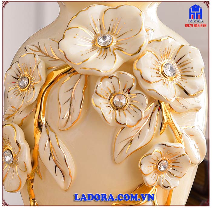 bình gốm trang trí cao cấp tinh xảo