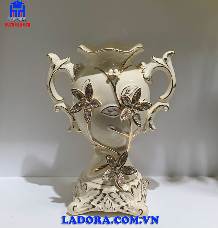 kích thước của bình gốm sứ tại Ladora