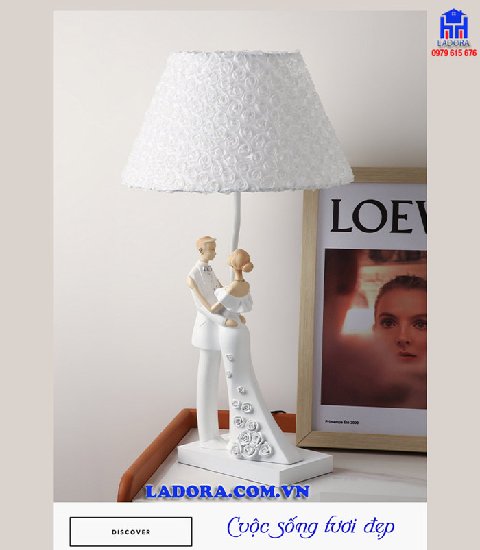 đèn ngủ trang trí thể hiện tình yêu và hạnh phúc