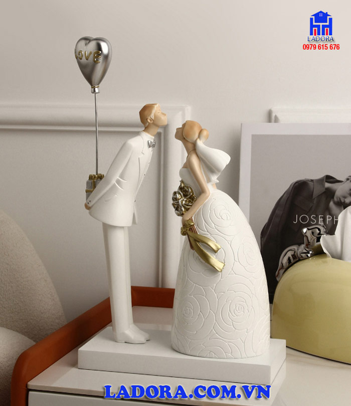 Tượng decor trang trí đem lại sự gắn kết cho vợ chồng