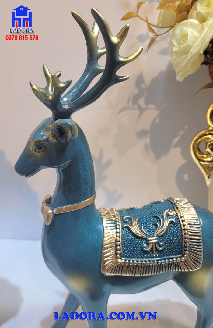 decor tượng hươu đẹp