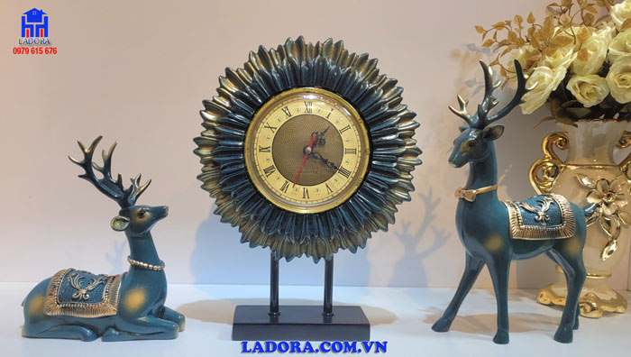 tượng hươu decor trang trí phòng ngủ