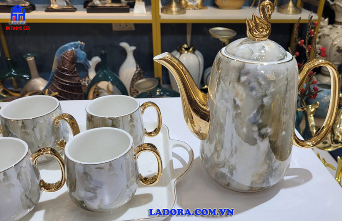bộ ấm chén trang trí