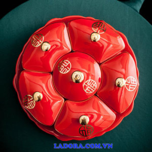 khay mứt tết đẹp và thanh lịch