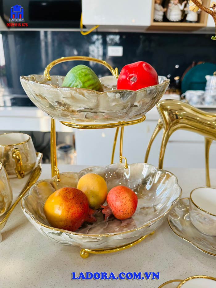 khay đựng trái cây sang trọng