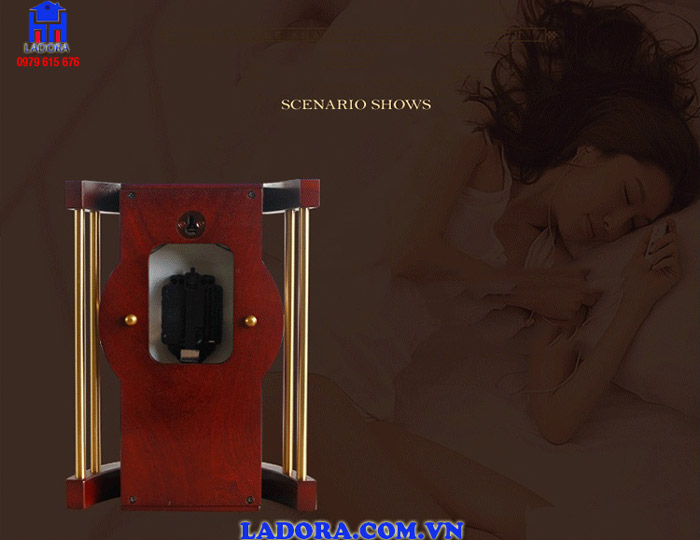 Hình ảnh chi tiết trên đồng hồ để bàn