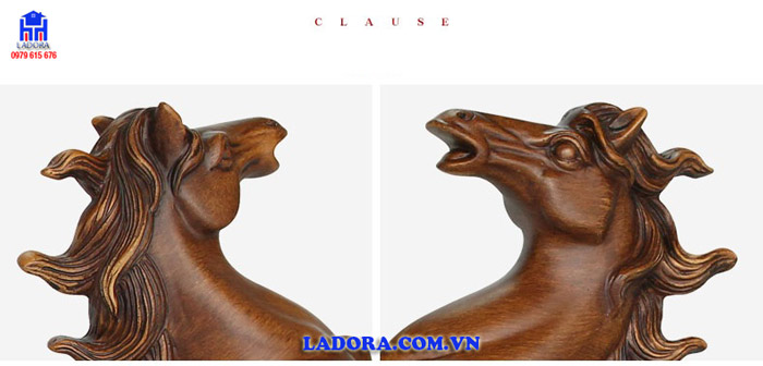 vẻ đẹp tinh xảo trên kệ rượu ngựa