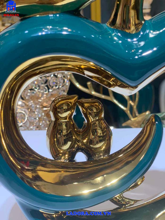 tượng decor đôi chim biểu trưng cho sự chung thủy