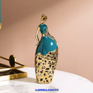 tượng decor cô gái thanh lịch
