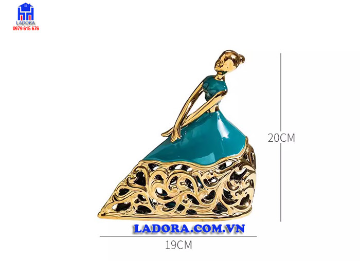 Kích thước tượng đôi cô gái