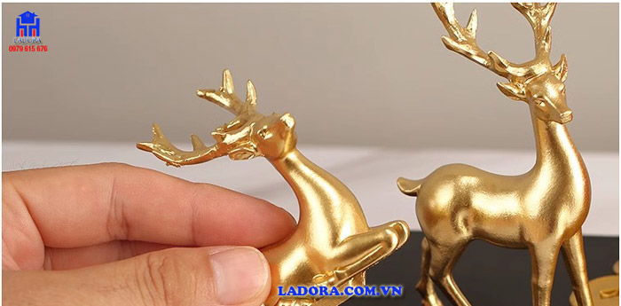 hình ảnh đôi hươu trên hồ lô